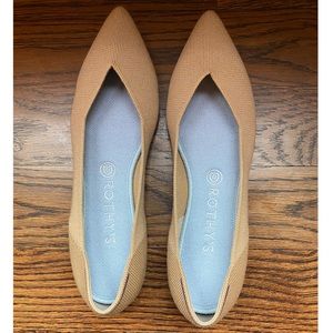 Rothy’s Merino Point - Camel - Size 10